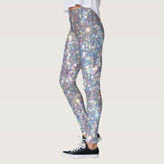 Holo glam Glitter print LEGGINGS uit Glitz! (Links)