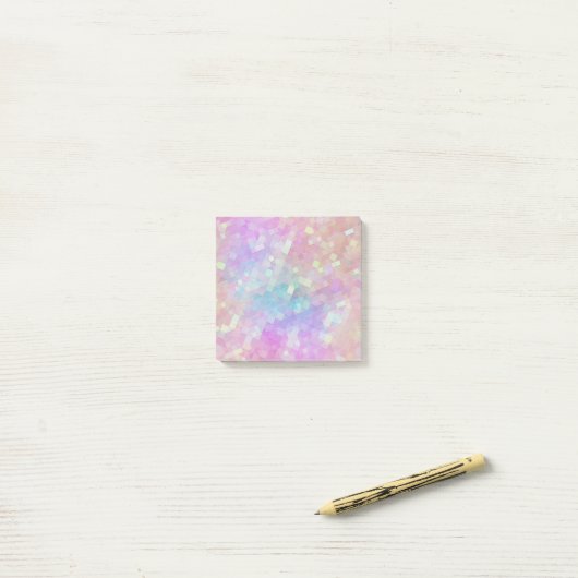 holo glans mozaïek : post-it® notes (Op bureau)