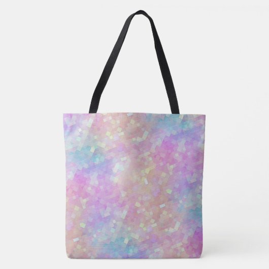holo glans mozaïek : tote bag (Voorkant)