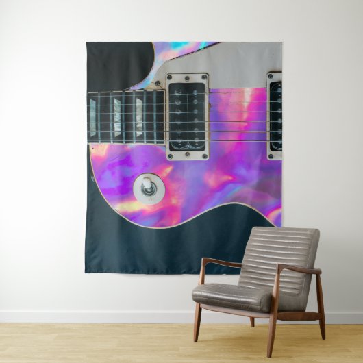 holo guitar wandkleed (In situ)