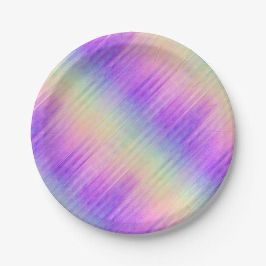 holo rainbow pinstripe : papieren bordje (Voorkant)