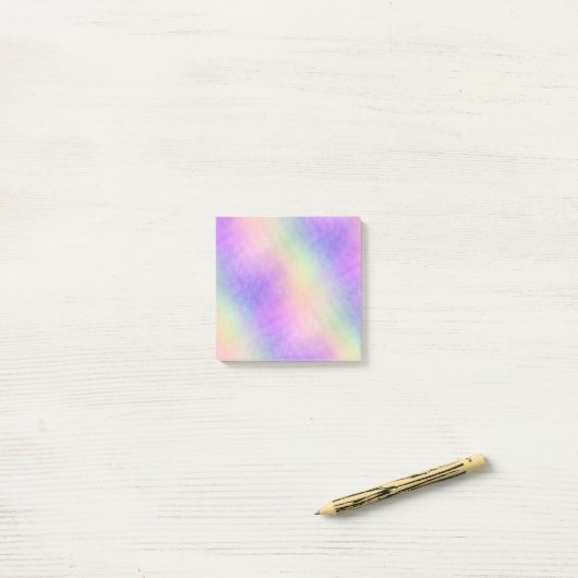 Holo Rainbow Soft ombre: Post-it® Notes (Op bureau)
