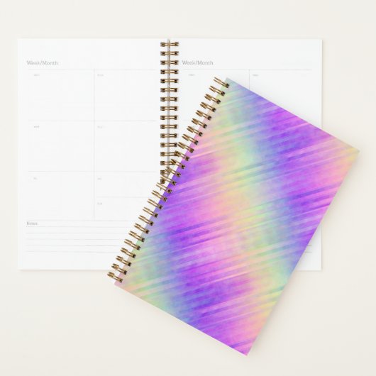 holo regenboog pinstripe : planner (Display)