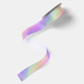 holo regenboog zachte ombre : satijnen lint (Achterkant)