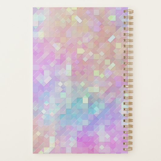holo sparkle mosaic : planner (Achterkant)
