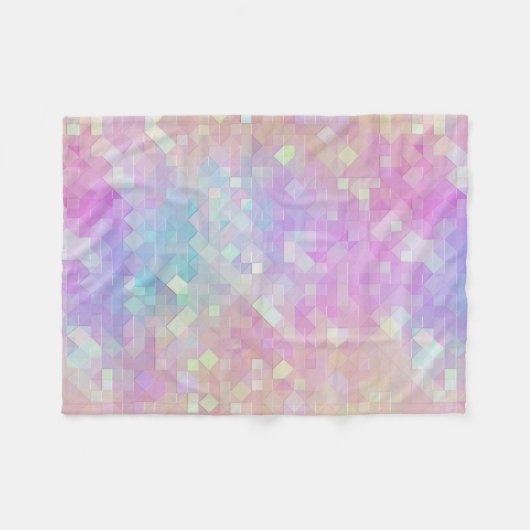 Holo sprankelmozaïek : fleece deken (Voorkant (Horizontaal))