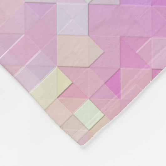 Holo sprankelmozaïek : fleece deken (Hoek)