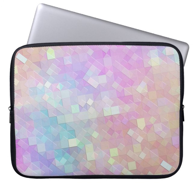 Holo sprankelmozaïek : laptop sleeve (Voorkant)