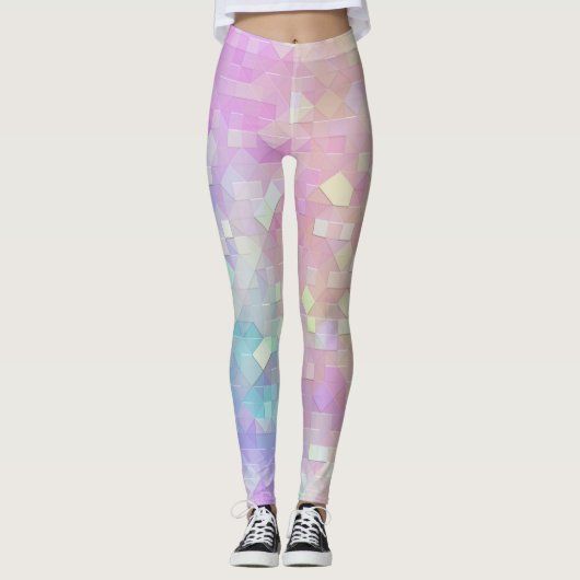 Holo sprankelmozaïek : leggings (Voorkant)