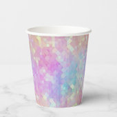 Holo sprankelmozaïek : papieren bekers (Achterkant)