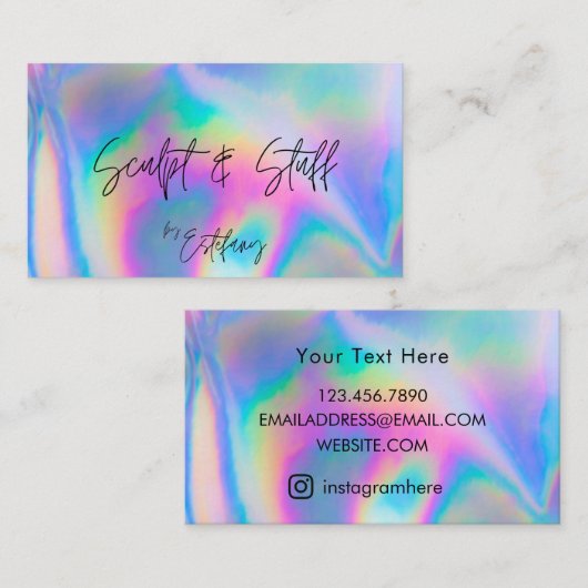 Holo Visitekaartje (Voorkant / Achterkant)