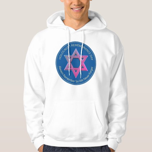 Holocaust Herdenking YOM HASHOAH Memorial Hoodie (Voorkant)