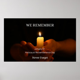 Holocaust Herdenkingsdag Poster