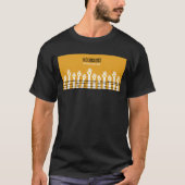 Holocaust herdenkingsdag prikkeldraad handen t-shirt (Voorkant)