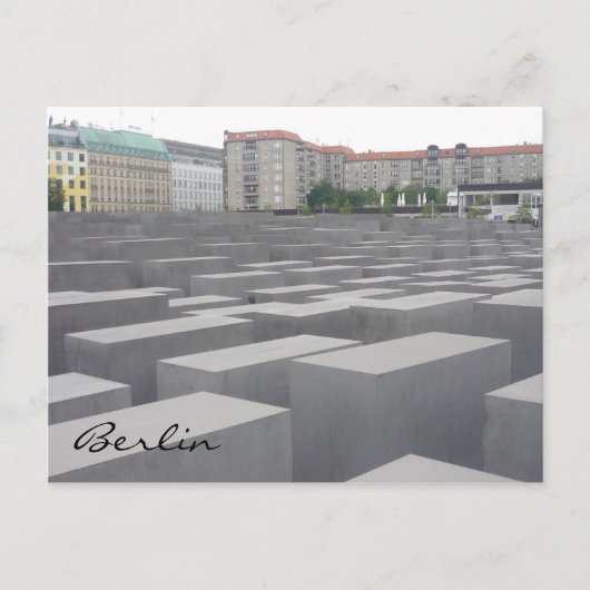 Holocaust-herdenkingsstelae Briefkaart (Voorkant)