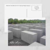 Holocaust-herdenkingsveld Briefkaart (Voorkant / Achterkant)