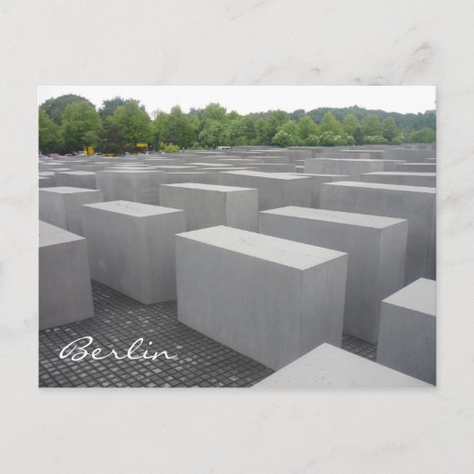 Holocaust-herdenkingsveld Briefkaart (Voorkant)