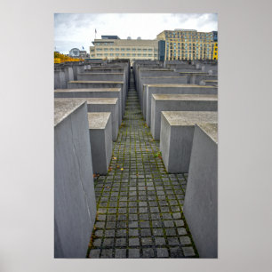 Holocaust Memorial, Berlijn, Duitsland Poster