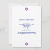 Holocaust Memorial Day YOM HASHOAH Kaart (Achterkant)