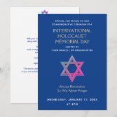 Holocaust Memorial Day YOM HASHOAH Kaart (Voorkant / Achterkant)