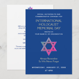 Holocaust Memorial Day YOM HASHOAH Kaart