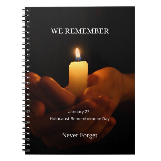 Holocaust Remembrance Day Notitieboek (Voorkant)