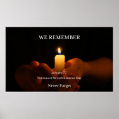 Holocaust Remembrance Day Poster (Voorkant)
