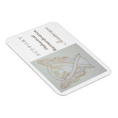 Holocaust Remembryo Awareness Ribbon Magnet Magneet (Rechterzijde)