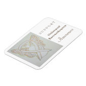 Holocaust Remembryo Awareness Ribbon Magnet Magneet (Linkerzijde)