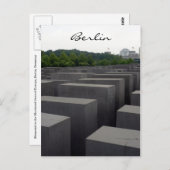 Holocaustmonument Berlijn Briefkaart (Voorkant / Achterkant)