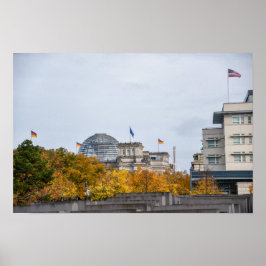 Holocaustmonument, Berlijn, Duitsland Poster