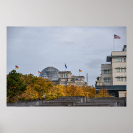 Holocaustmonument, Berlijn, Duitsland Poster