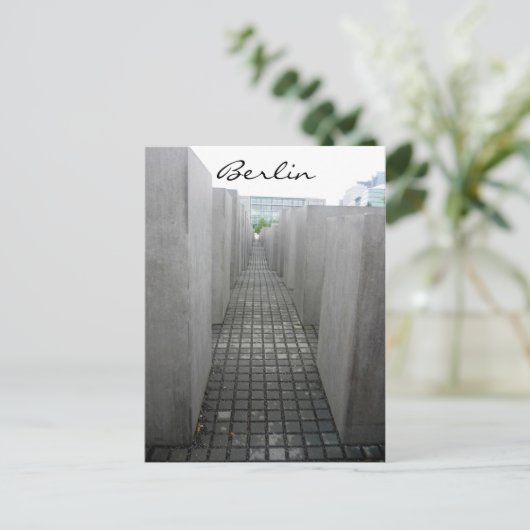 Holocaustmonument Briefkaart (Staand voorkant)