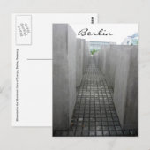 Holocaustmonument Briefkaart (Voorkant / Achterkant)