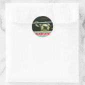 Holocost-slachtoffer Ronde Sticker (Tas)