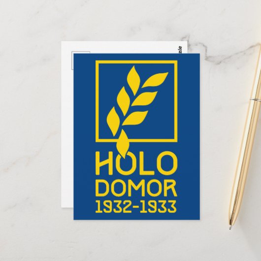 Holodomor Briefkaart (Voorkant / Achterkant in situ)