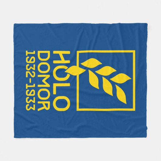 Holodomor Fleece Deken (Voorkant (Horizontaal))