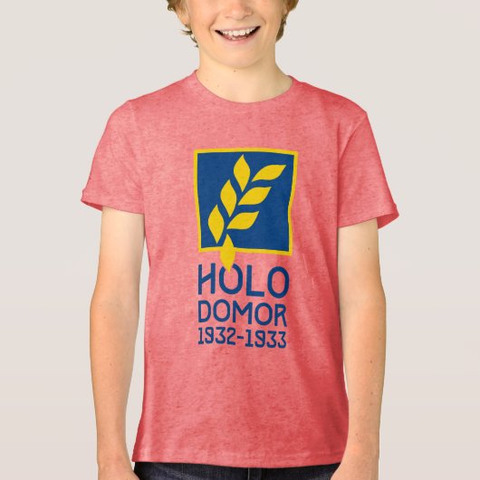 Holodomor Tri-Blend Shirt (Voorkant)