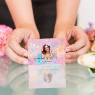 Holograaf Boutique Shop Drip QR Code Logo Foto Visitekaartje