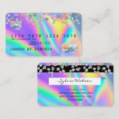 Holograaf Diamonds - Moderne creditcard stijl Visitekaartje (Voorkant / Achterkant)