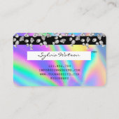 Holograaf Diamonds - Moderne creditcard stijl Visitekaartje (Achterkant)