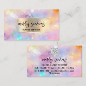 Holograaf Logo QR-code Winkel gestructureerd Uniek Visitekaartje (Voorkant / Achterkant)