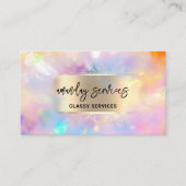 Holograaf Logo QR-code Winkel gestructureerd Uniek Visitekaartje (Voorkant)