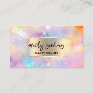 Holograaf Logo QR-code Winkel gestructureerd Uniek Visitekaartje