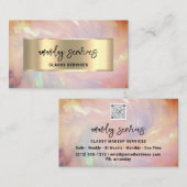 Holograaf Logo QR Code WinkelRoos Visitekaartje (Voorkant / Achterkant)