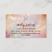 Holograaf Logo QR Code WinkelRoos Visitekaartje (Achterkant)