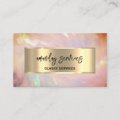 Holograaf Logo QR Code WinkelRoos Visitekaartje (Voorkant)