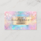Holograaf Makeup Boutique Shop Ocean Glitter Drive Visitekaartje (Voorkant)