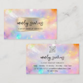 Holograaf met omgezette Logo QR-code Winkelen Visitekaartje (Voorkant / Achterkant)