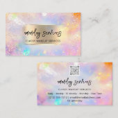 Holograaf met omgezette Logo QR-code Winkeltussenv Visitekaartje (Voorkant / Achterkant)